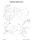 Diagram for 04 - Freezer Liner Parts