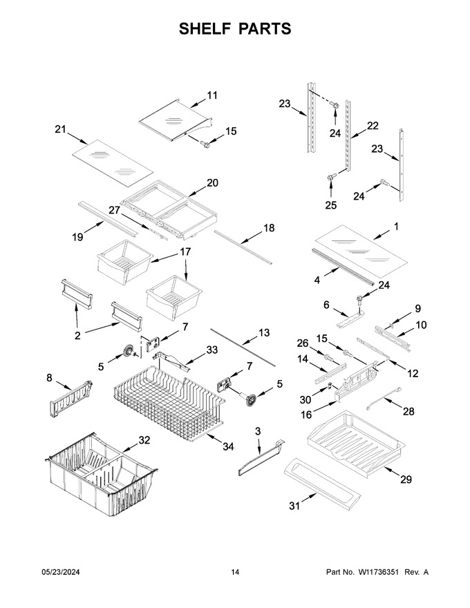 Diagram for WRF540CWHB10