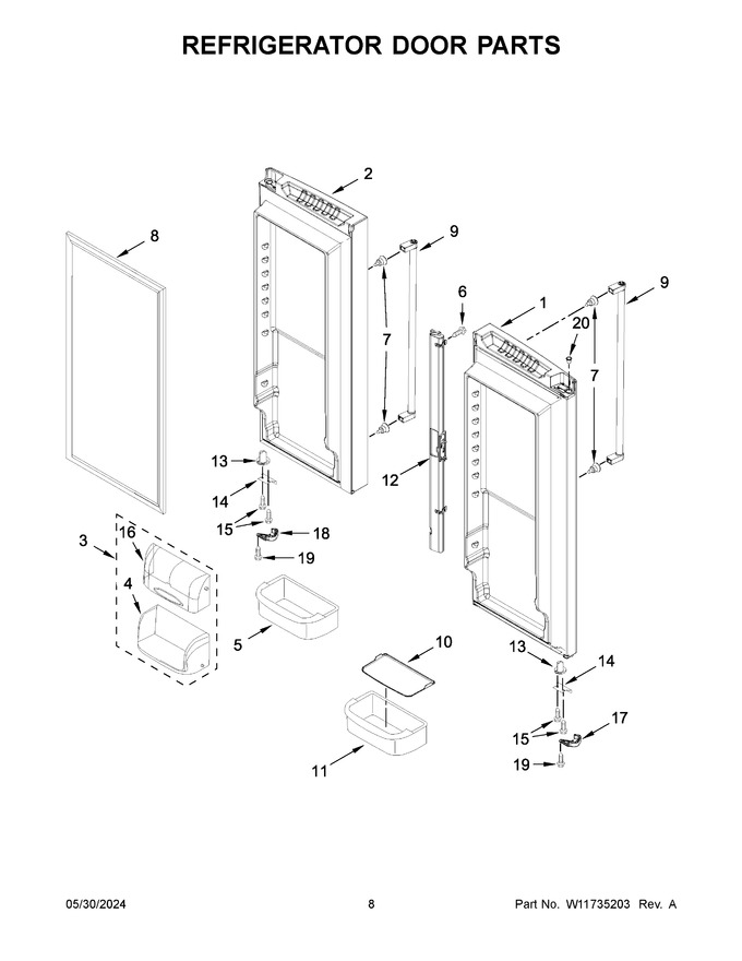 Diagram for KRFC300EWH12
