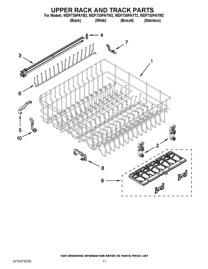 Diagram for WDF730PAYW2