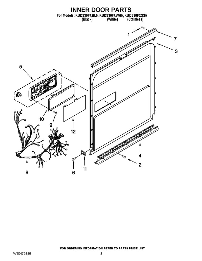 Diagram for KUDS30FXWH5