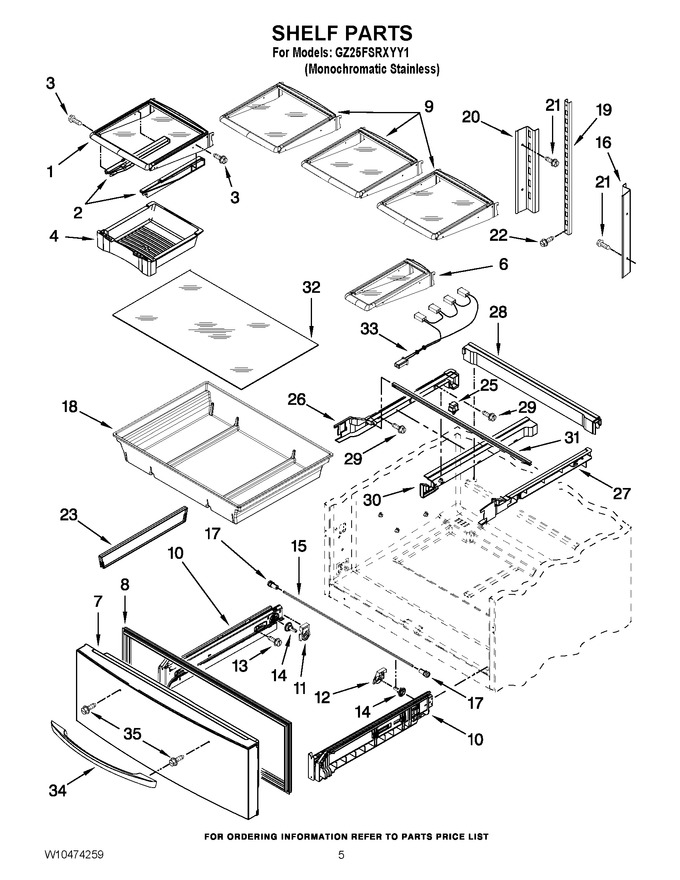 Diagram for GZ25FSRXYY1