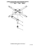 Diagram for 11 - Lower Washarm And Strainer Parts
