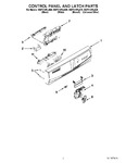 Diagram for 02 - Control Panel And Latch Parts