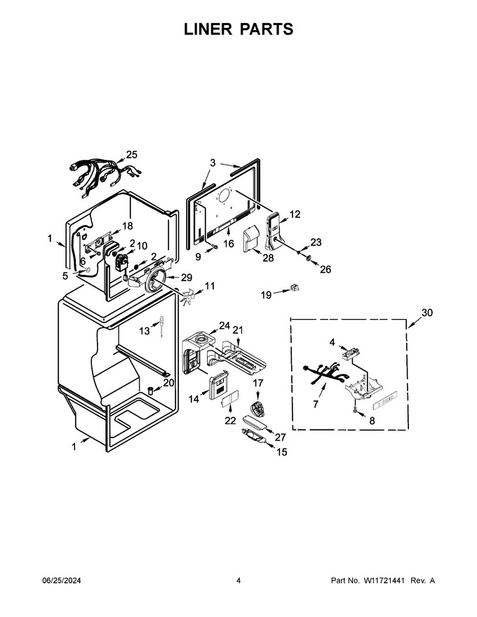 Diagram for WRT311FZDW04