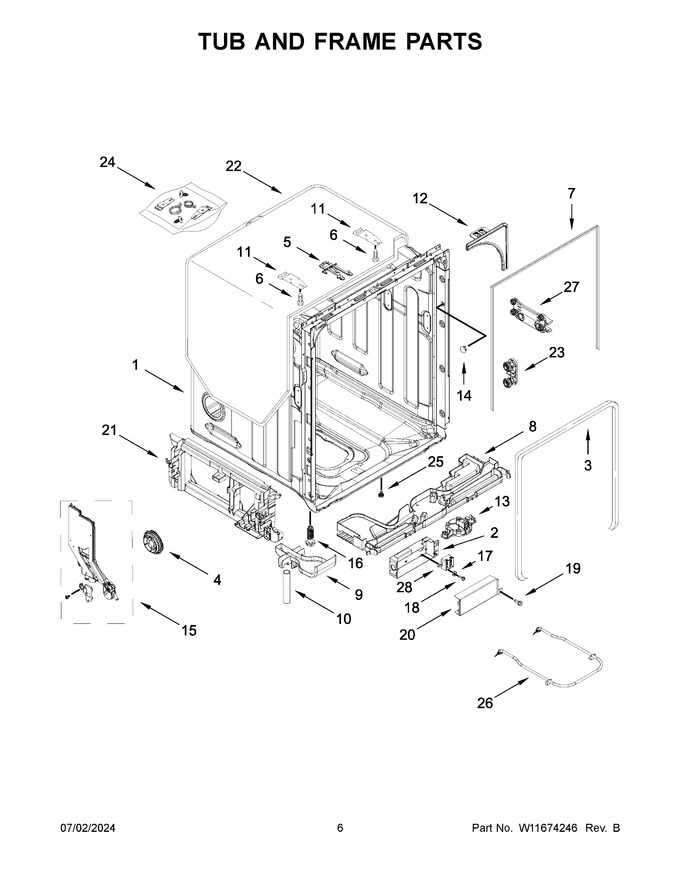 Diagram for WDT750SAKB1