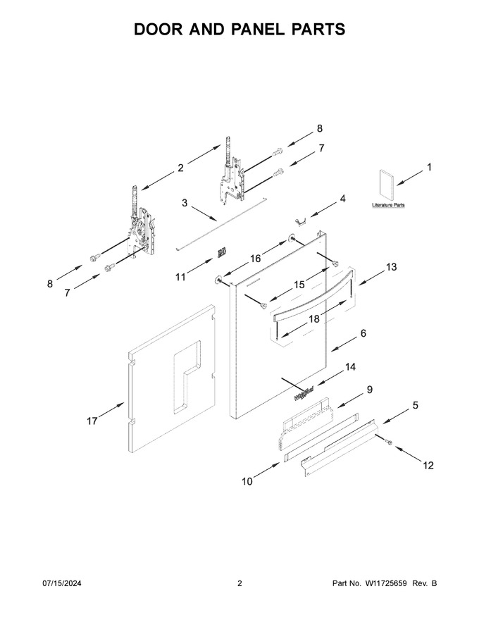 Diagram for WDT750SAKB3
