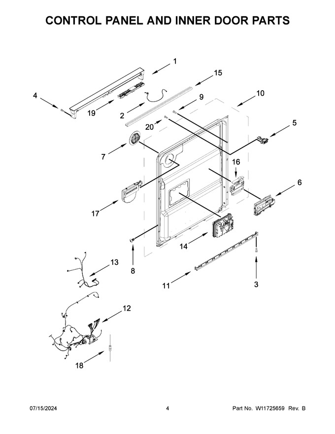 Diagram for WDT750SAKB3