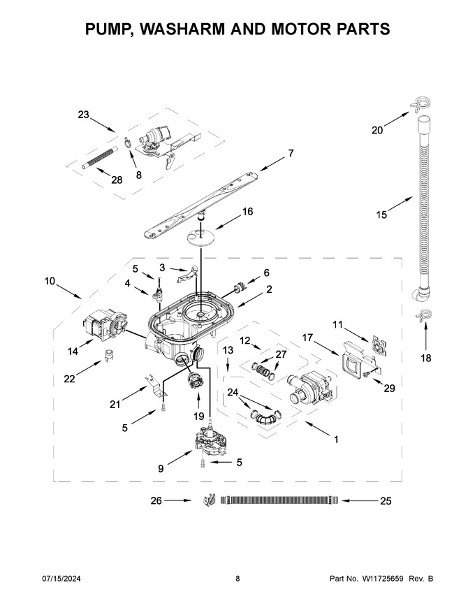 Diagram for WDT750SAKW3