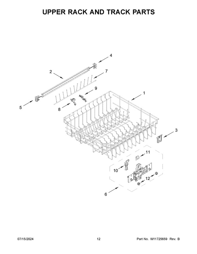 Diagram for WDT750SAKB3