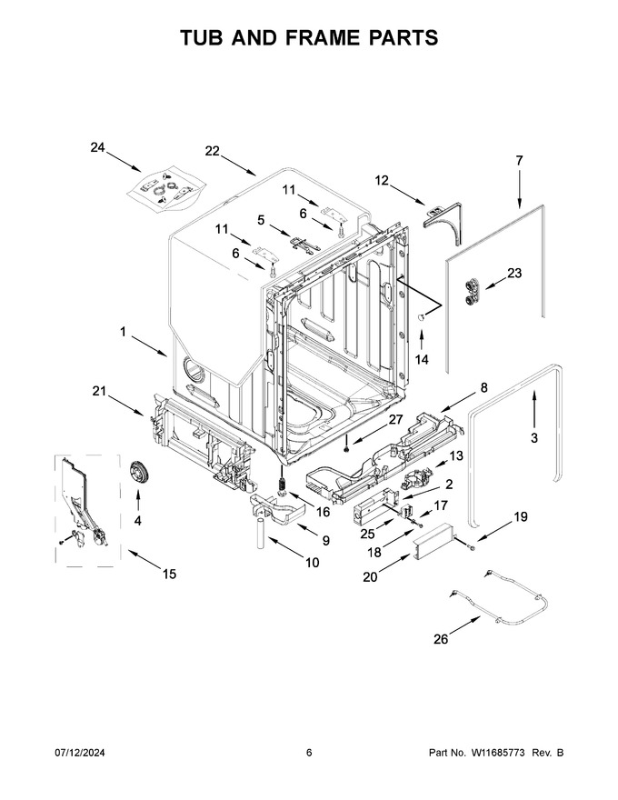 Diagram for WDT740SALZ2