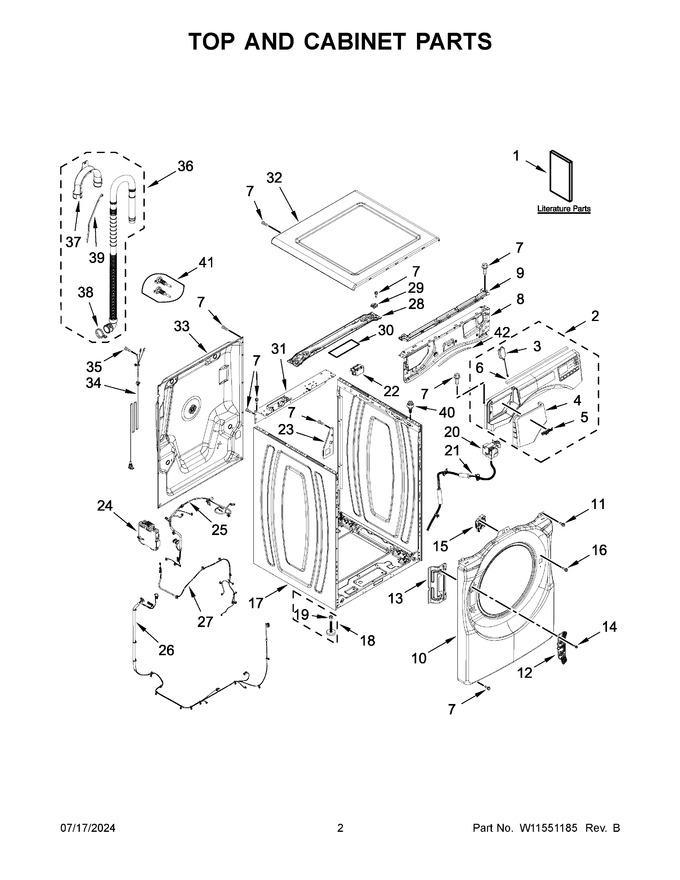 Diagram for WFW8620HW4