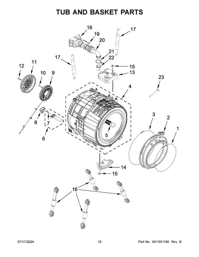 Diagram for WFW8620HW4