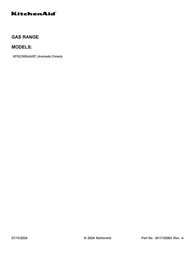 Diagram for KFGC506JAV07