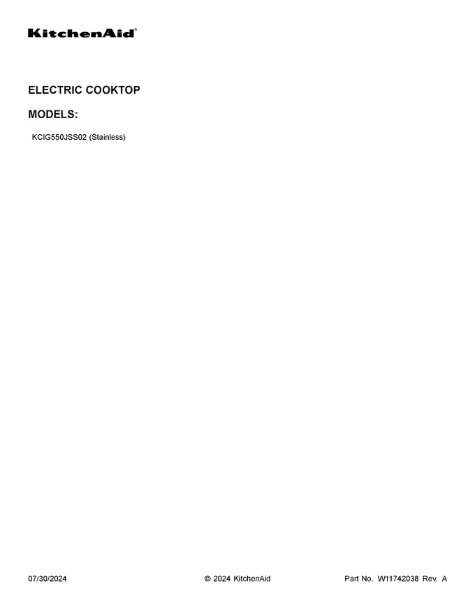 Diagram for KCIG550JSS02