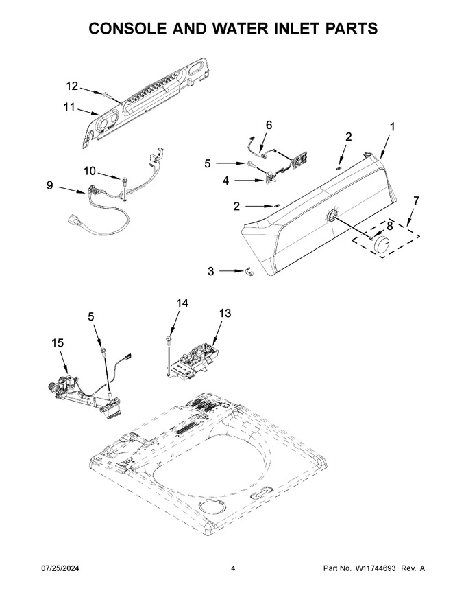 Diagram for WTW5057LW1