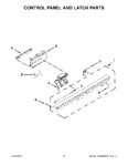 Diagram for 03 - Control Panel And Latch Parts