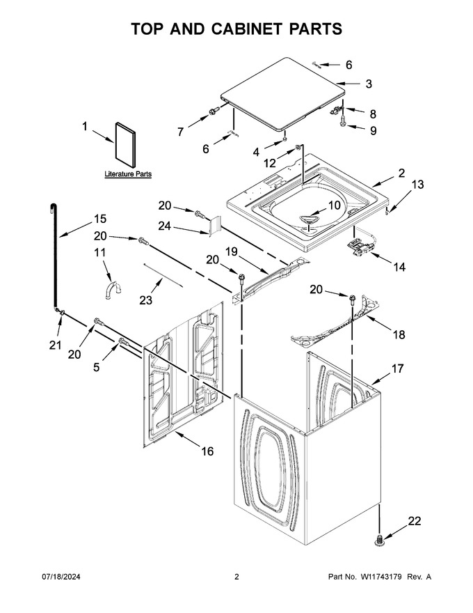 Diagram for 2DWTW4845EW3