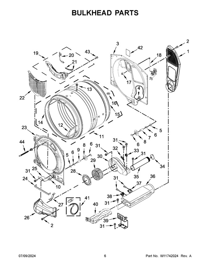 Diagram for YMED7020RW0