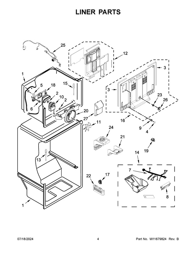 Diagram for WRT138FFDB03