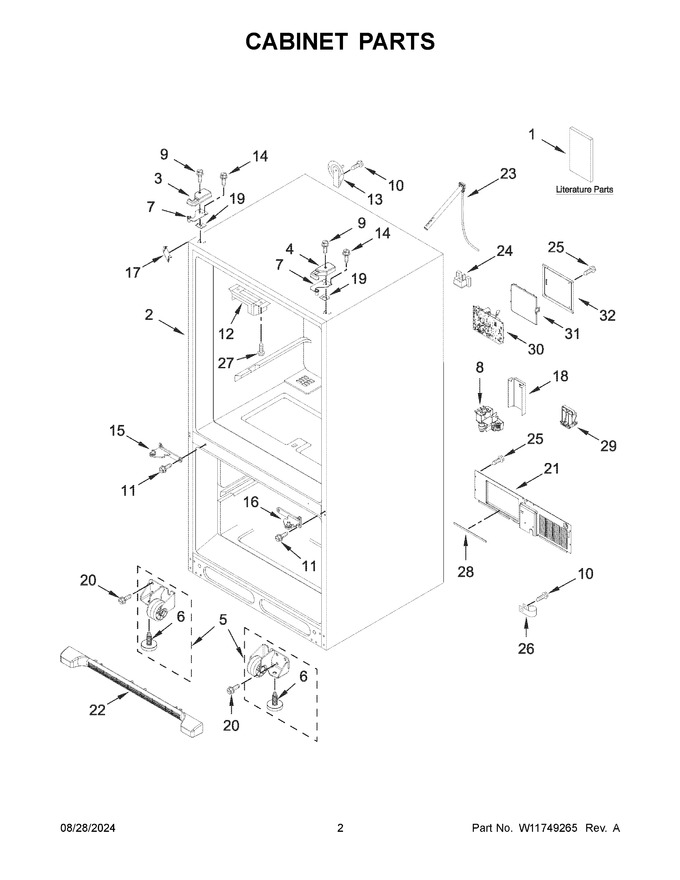 Diagram for WRFF3036RB00