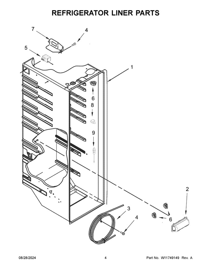 Diagram for WRS331SDHW07