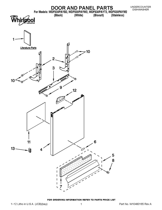 Diagram for WDF530PAYB2