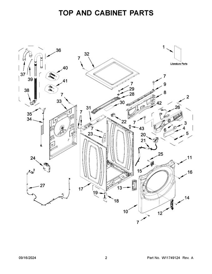 Diagram for WFW6720RW0