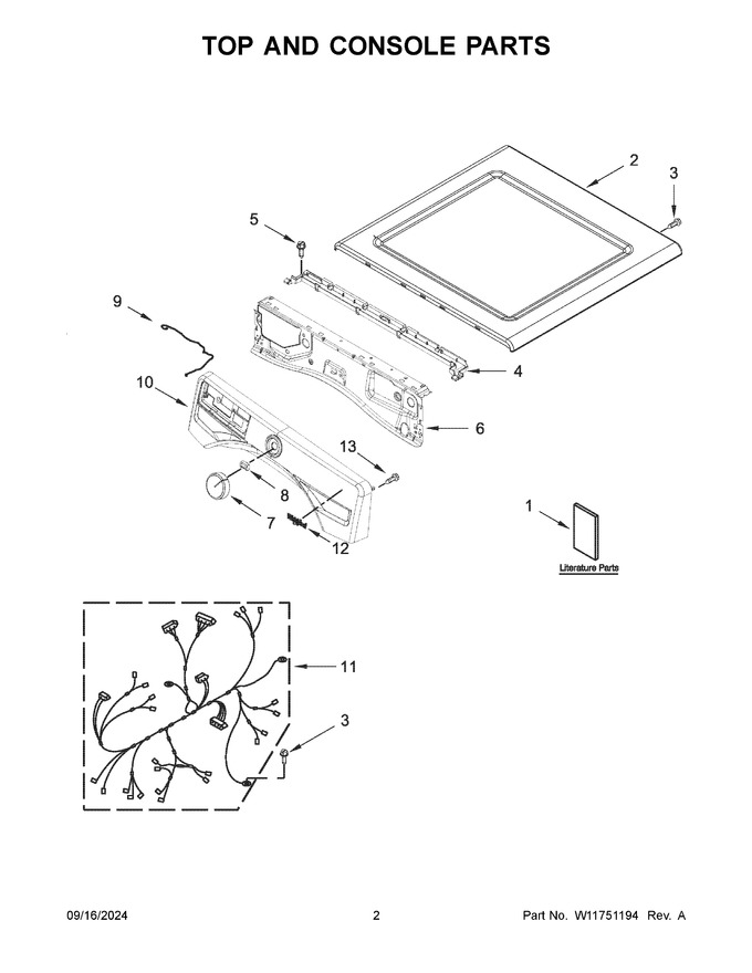 Diagram for YWED4720RW0