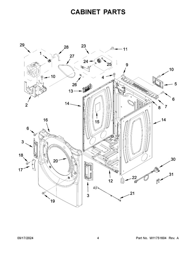 Diagram for YWED5720RW0