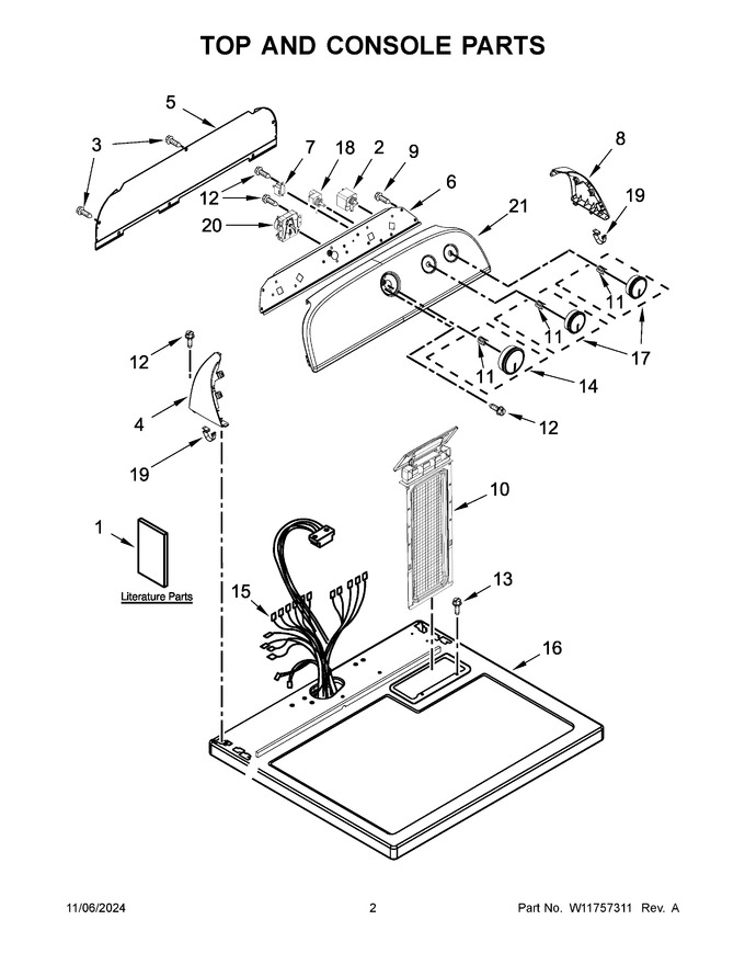 Diagram for CDEW7110RW0