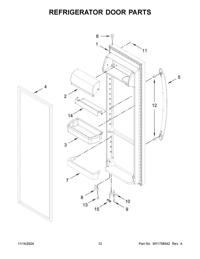 Diagram for WRS325SDHW11