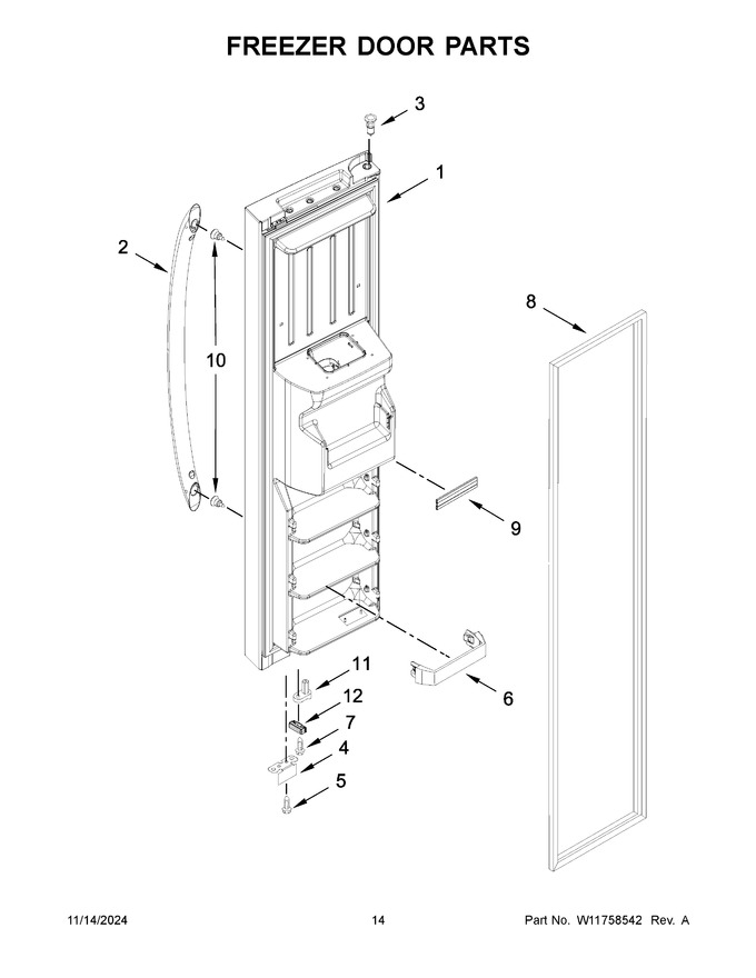 Diagram for WRS325SDHW11