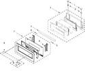 Diagram for Microwave Door Parts