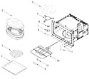 Diagram for Internal Microwave Parts