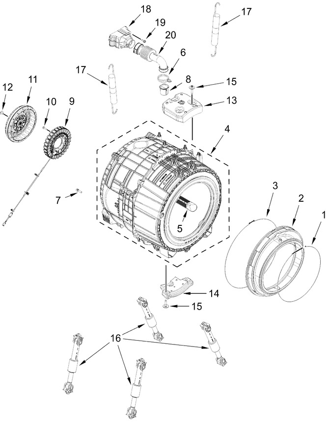 Diagram for WFW4720RW0