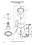 Diagram for 03 - Basket And Tub Parts