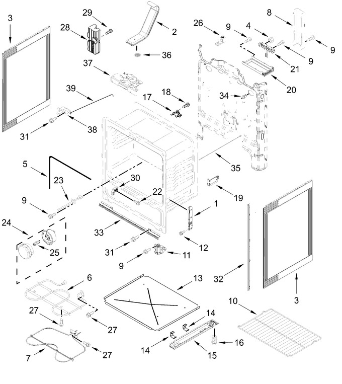 Diagram for CREW3874RB0