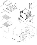 Diagram for Internal Oven Parts
