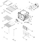 Diagram for Internal Oven Parts