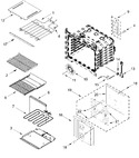 Diagram for Internal Oven Parts