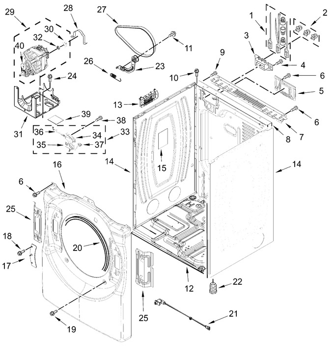 Diagram for WED560LHW2