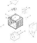 Diagram for Oven Parts (30 In)