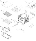 Diagram for Internal Oven Parts (30 In)