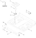 Diagram for Cooktop Parts