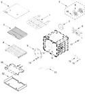 Diagram for Internal Oven Parts (30 In)