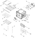 Diagram for Internal Oven Parts