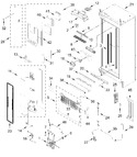 Diagram for Refrigerator Liner Parts