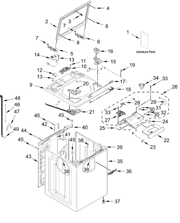 Diagram for WTW8127LC2,WTW8127LW2