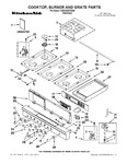 Diagram for 01 - Cooktop, Burner And Grate Parts